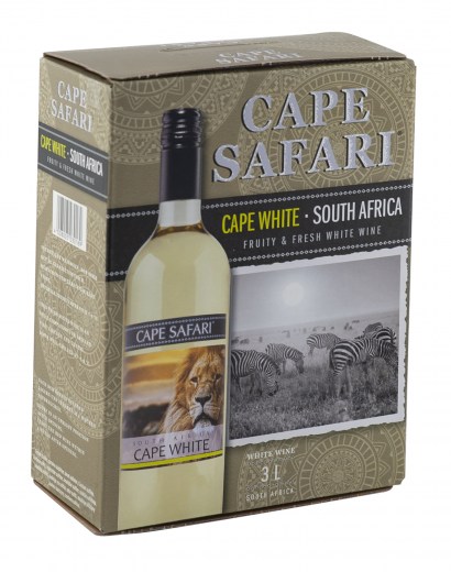 ZA 15100 - Cape Safari 3L BiB white - bottle